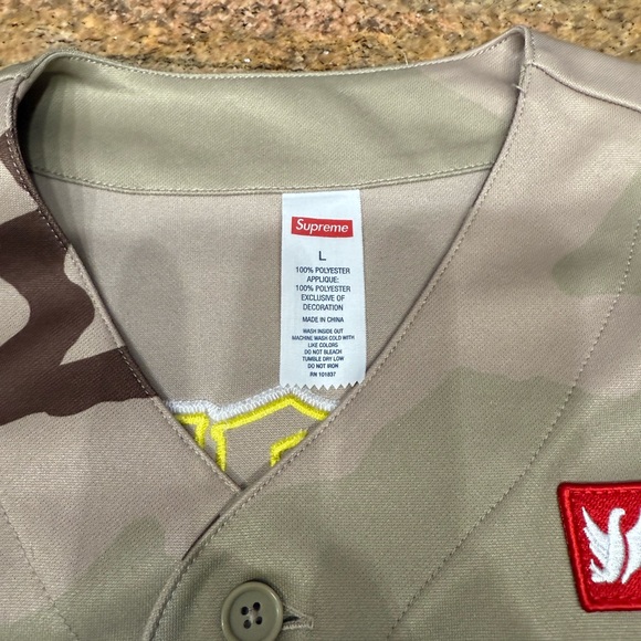 Supreme Gray and Brown Camouflage Jersey - Picture 2 of 12